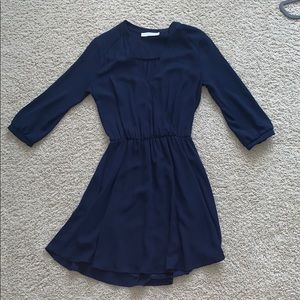 Navy Wrap Dress